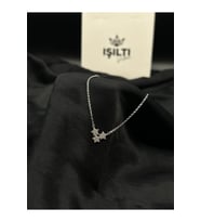 925 Gümüş  Yıldız Üçlüsü Minimal Kolye