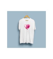 Oversize Helyum Balon Kalp tasasrım unisex T-shirt