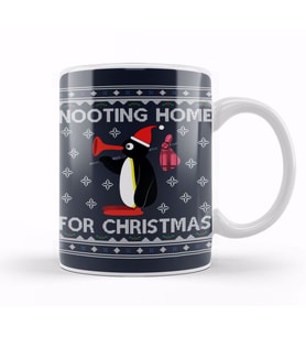 Pingu Nooting Home For Christmas Kupa Bardak Porselen