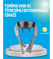 Vnb-01 Titreşimli Boyun Masaj Aleti Gri Renk