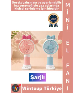 #Vantilatör Mini Çanta Boy Gündelik Seyahat Tipi Kompakt Taşınabilir Hafif Sessiz Çalışma Ev Ofis Ya
