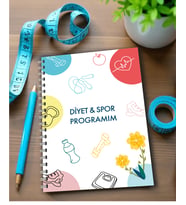 Diyet ve Spor Takip Defteri – Günlük Beslenme ve Egzersiz Planlayıcı Ajanda