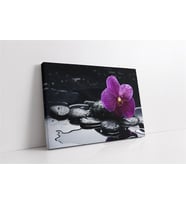 Spa Taşları ve Orkide (A.ALTIN)
