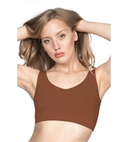 KAHVE MI Emay 4005 Soft Kalın Askı Büstiyer