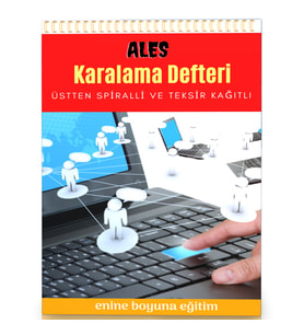 Spiralli Karalama Defteri – ALES (Teksir Kağıtlı)