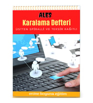 Spiralli Karalama Defteri – ALES (Teksir Kağıtlı)