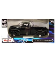 Maisto Chevrolet 3100 Pickup 1950 Diecast Model Araba 1:24 Special Edition Siyah