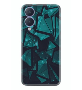 Vivo Y17s Kılıf Resimli Desenli Baskılı Silikon Green Prizmas 1348