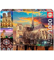 1000 Parça Fransa Notre Dame Kollaj Puzzle (Educa 18456)