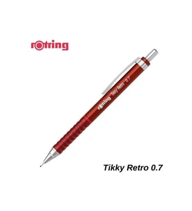 Rotring Tikky Retro Versatil Kalem 0.5 mm Metalik Kırmız