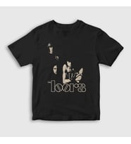 Presmono Unisex Çocuk Siyah Band The Doors T-Shirt 115949tt