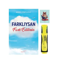 Farklıysan Fark Edilirsin-Merve Tiritoğlu-Müptela Yayınları-Sarı Fosforlu Kalem-Not Defteri Seti