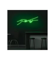 Hand Of God Figürlü Neon Tabela