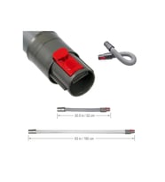 Dyson Esnek Hortum - 150cm Uzatılabilir Dar Alan Temizleme Aparatı - Dyson V7 V8 V10 V11 V15 Uyumlu