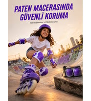 Mor Çocuk Koruyucu Dizlik Dirseklik ve El Bilek Koruyucu