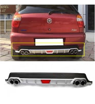 Fiat Palio Gri Difüzör Difizör Yuvarlak Egzoz Görünüm Kulaklı Tip