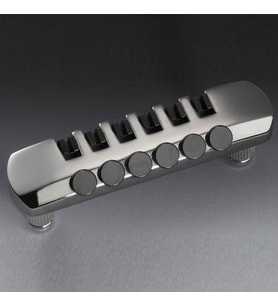 Schaller SC-12070600 Fiksli Köprü Kuyruğu (Rutenyum)  Siyah Krom Lüks Kaplama