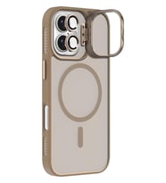 iPhone 17 6.3'' StandGuard MagSafe Kılıf + Lens Koruma Kum Beji