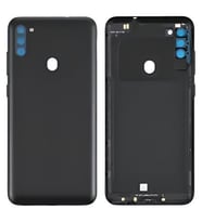 Samsung Galaxy M11 - SM-M115 FULL Kasa Arka Kapak Takım SİYAH