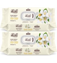 Fibril Islak Havlu Mendil 90 Yaprak Gizemli Yasemin Plastik Kapaklı (2 Li Set) 180 Yaprak
