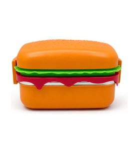 DREAM VEST ÜÇ KATLI HAMBURGER ÇELİK BESLENME KUTUSU 1360ML TURUNCU (U)
