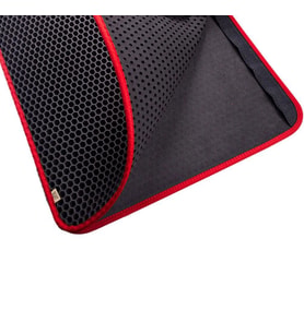 Cattie Altıgen Kum Toplayıcı Fonksiyonel Kedi Paspası Kırmızı 37*50 cm
