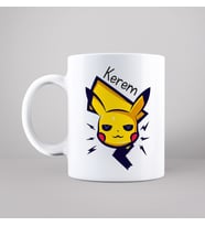 Pikachu Tasarımlı Kupa Kişiye Özel