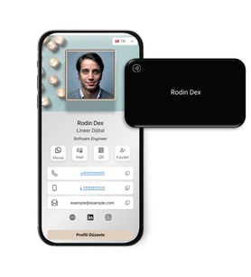 Lineer NFC Dijital Kartvizit