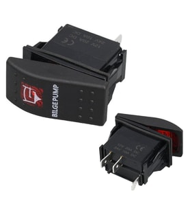 Ayt Pompa Depo Sembollu Lambalı Işıklı Araç On Off Aç Kapa Anahtar Düğme Oto İçin 12-24 Volt Switch 3 Pinli