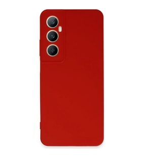 Realme C65 Kılıf First Silikon - Kırmızı