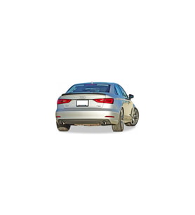 audi a3 8v sedan uyumlu parlak siyah m4 spoyler (2012-2020)
