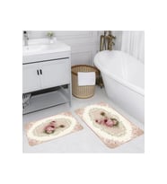 Eliana Home Baskılı 2'li Banyo Paspas Takımı RVG5051