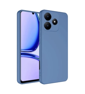 Realme C61 Kılıf First Silikon - Mavi