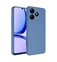 Realme C61 Kılıf First Silikon - Mavi