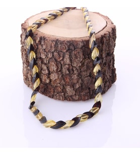 Kehribar (Fosilleşmiş Çam Reçinesi) Kolye 5 mm -  M378