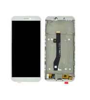 General Mobile GM8 GO ile Uyumlu Lcd Ekran Dokunmatik Çıtalı (Beyaz)