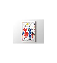 Joan Miro - Personnage Et Oiseaux Tablo - 30cm x 40cm