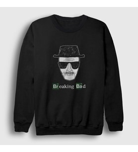 Presmono Unisex Siyah Heisenberg V2 Breaking Bad Sweatshirt 184833tt