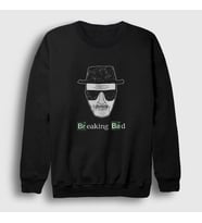 Presmono Unisex Siyah Heisenberg V2 Breaking Bad Sweatshirt 184833tt
