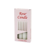 4PCS - KALIN   ÇAP=2CM - UZUNLUK=15CM     BEYAZ KLASİK  MARKET MUM GO-53-vice 05454