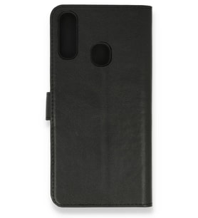 Northcity Samsung Galaxy A20S Uyumlu Kılıf Trend S Plus Kapaklı Kılıf - Siyah