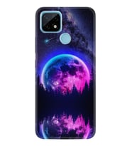 Realme C11 C21 C21Y C25Y C11 2021 Kılıf Desemli Silikon Star Planet 1652
