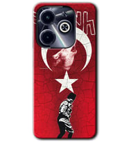 İnfinix Hot 40i Kılıf HD Desen Baskılı Kılıf - Bozkurt Atam