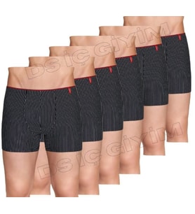 BERRAK 4433 ERKEK ÇİZGİLİ SPORT BOXER 6 ADET