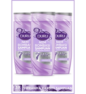 Duru Yıpranmış Saçlar İçin Yoğun Onarıcı ve Nemlendirici Şampuan 3x400 Ml