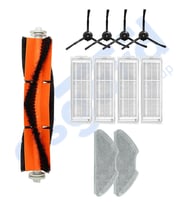 Xiaomi Mop 2 Pro (MJST1SHW) -Mop 2 Lite Uyumlu 1 Ana Fırça 4 Yan Fırça 4 Filtre 2 Mop PKT-iasgf0000393