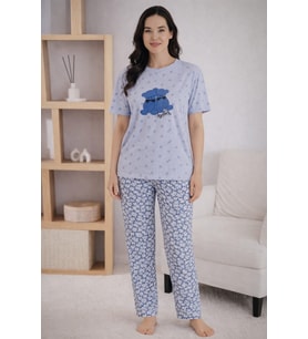 Kadın 1905-6 Kısa Kol Oslo Pijama Takımı