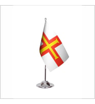 Guernsey Tekli Masa Bayrağı