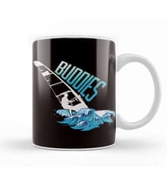 Windsurfing Buddies Windsurfer Surfboard Ocean Wave Surfing Kupa Bardak Porselen