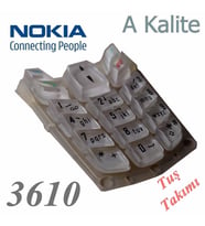 Nokia 3610 Tuş Takımı - Sıfır - A Kalite Plastik Tuş Takımı